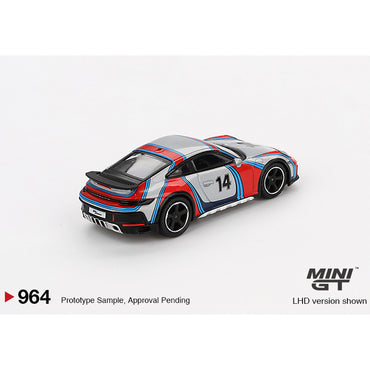 MiniGT Porsche 911 Dakar Ice Grey Metallic "Rally 1978" 1:64 Diecast Car 964