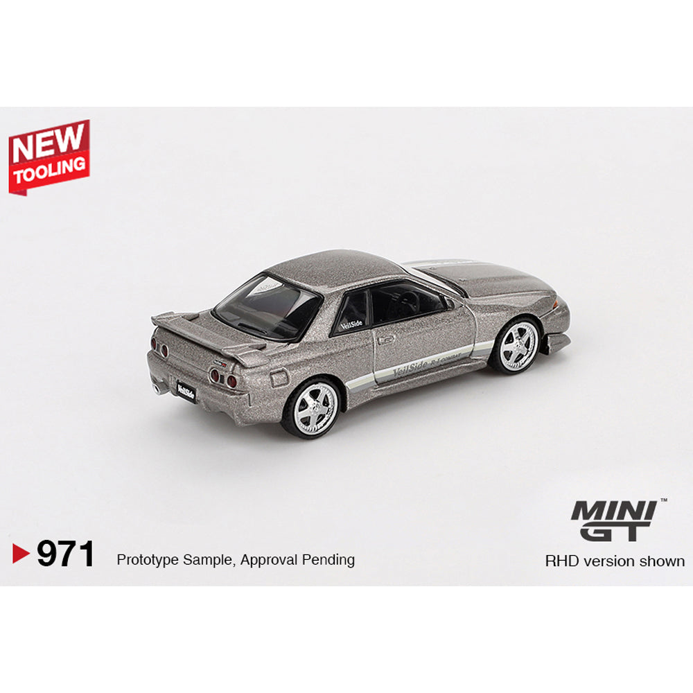 MiniGT Nissan Skyline GT-R (R32) Veilside Combat C-I Grey 1:64 Diecast Car 971-R