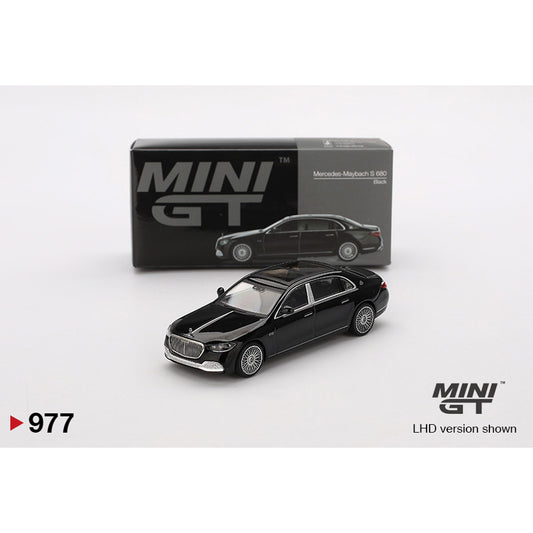 MiniGT Mercedes-Maybach S 680 Black 1:64 Diecast Model 977