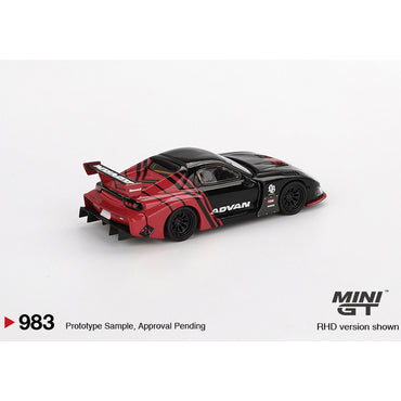 MiniGT Mazda RX-7 LB-Super Silhouette Advan 1:64 Diecast Car 983-R