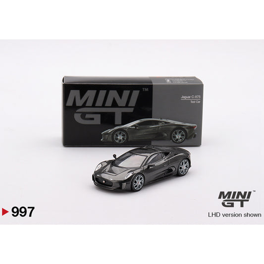 MiniGT Jaguar C-X75 Test Car 1:64 Diecast Car 997-L