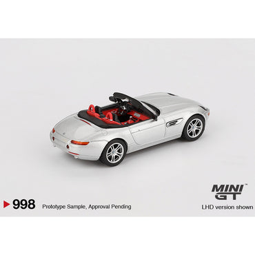 MiniGT BMW Z8 Silver 1:64 Diecast Model 998