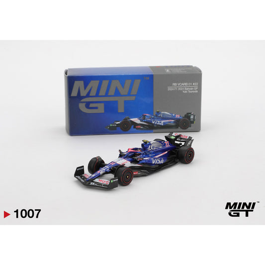 MiniGT RB VCARB 01 #22 Yuki Tsunoda F1 2024 Bahrain GP 1:64 Diecast Car 1007