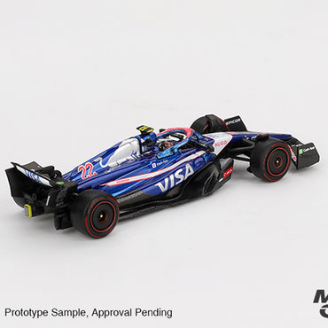 MiniGT RB VCARB 01 #22 Yuki Tsunoda F1 2024 Bahrain GP 1:64 Diecast Car 1007