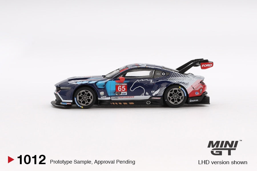 MiniGT Ford Mustang GT3 No.65 Ford Multimatic MS 2024 1:64 Diecast Car 1012-L