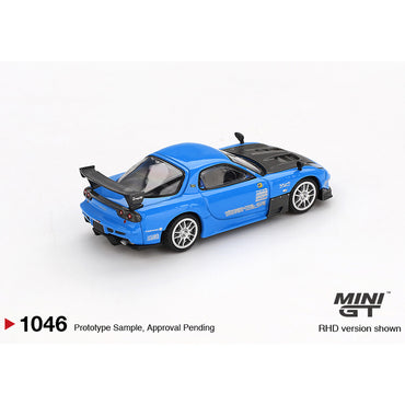 MiniGT Mazda RX-7 RE Amemiya 20B NA 3ROTOR-7 “Ama-san Go” 1:64 Diecast Car 1046