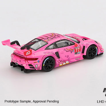 MiniGT Porsche 911 GT3 R #77 AO Racing 2024 IMSA Road America 1:64 Diecast 1052