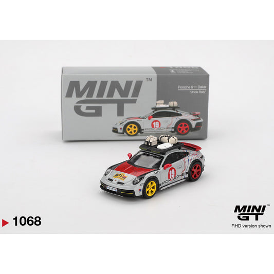 MiniGT Porsche 911 Dakar "Uncle Rally" 1:64 Diecast Car 1068