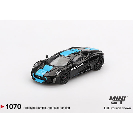 MiniGT Jaguar C-X75 Black 1:64 Diecast Model 1070