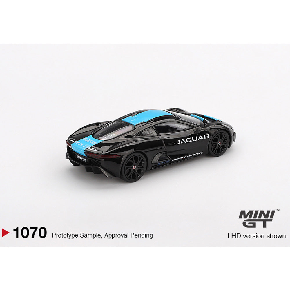 MiniGT Jaguar C-X75 Black 1:64 Diecast Model 1070
