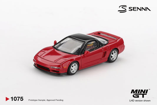 MiniGT Honda NS-X Prototype Midship Sports 1989 Ayrton Senna W 1:64 Car 1075-L