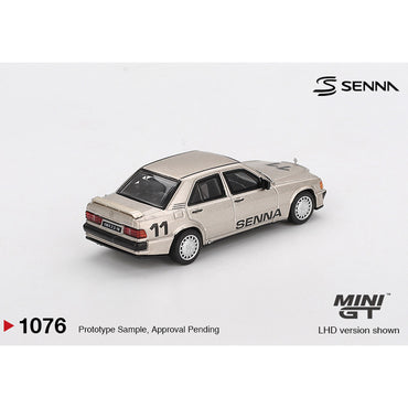 Mini GT 1:64 Mercedes-Benz 190E 2.3-16 No.11 Ayrton Senna 1984 MGT01076-L