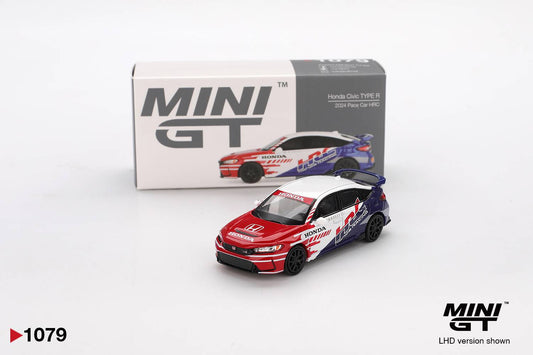 Mini GT 1:64 Honda Civic Type R 2024 HRC Pace Car (LHD) MGT01079-L