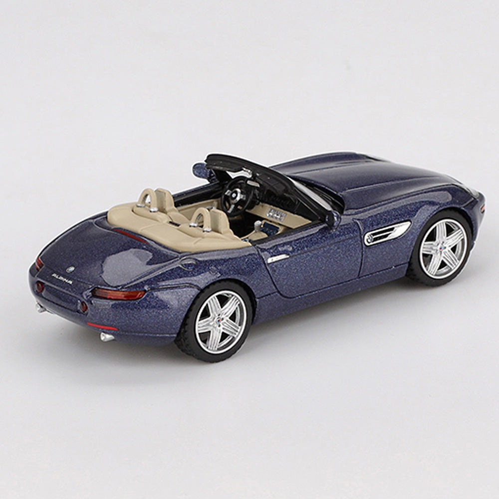 MiniGT BMW Z8 Alpina Alpine Blue 1:64 Diecast Car