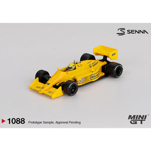 MiniGT Ayrton Senna No.12 Lotus 99T 1987 Monaco GP 1:64 Diecast Car 1088