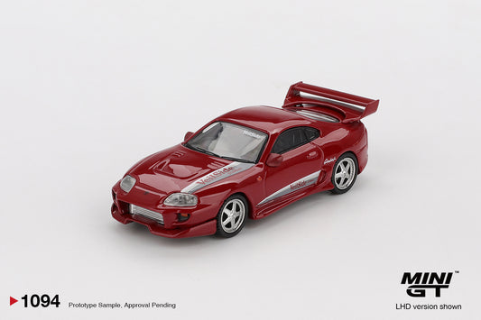 MiniGT Toyota Supra Veilside Combat V-I Red (RHD) 1:64 Diecast Car 1094-R