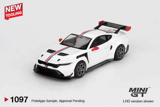 MiniGT Ford Mustang GTD Spirit Of America (LHD) New Tooling 1:64 Car 1097-L