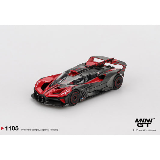 MiniGT Bugatti Bolide Red (LHD) 1:64 Diecast Car 1105-L