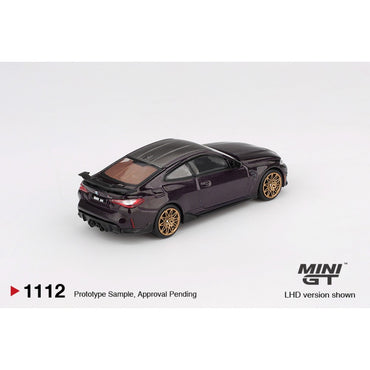 MiniGT BMW M4 M-Performance (G82) Daytona Violet (RHD) 1:64 Car 1112-R