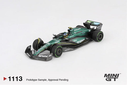 MiniGT Aston Martin AMR24 No.14 Fernando Alonso 2024 F1 1:64 Diecast Car 1113