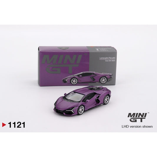 MiniGT Lamborghini Revuelto Viola 30th Matte 1:64 Diecast Car 1121