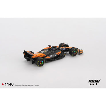 MiniGT McLaren MCL38 No.81 Oscar Piastri 2024 F1 2024 Hungaria 1:64 Car 1146-L