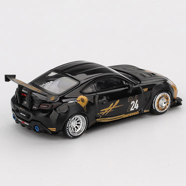 MiniGT Toyota GR86 LB Nation Black/Gold 1:64 Diecast Car 1149