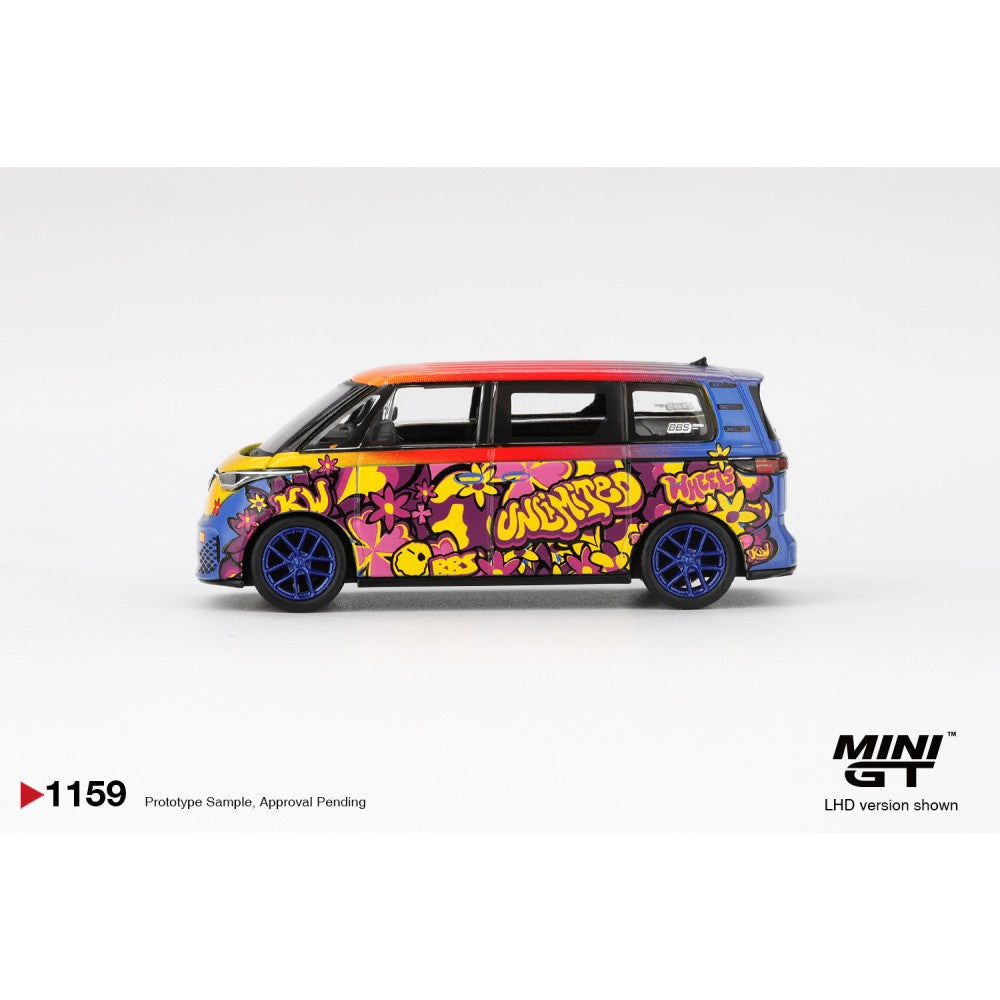 MiniGT Volkswagen ID.Buzz KW/BBS (LHD) 1:64 Diecast Car 1159-L