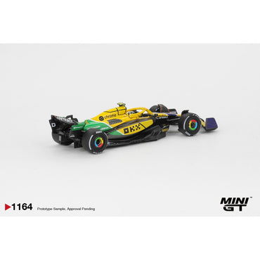 MiniGT McLaren MCL38 No.4 Lando Norris 2024 F1 2024 Monaco GP 1:64 Car 1164-L