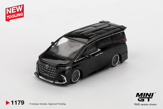 MiniGT Toyota Alphard 40 Kuhl Black (RHD) 1:64 Diecast Car 1179-R