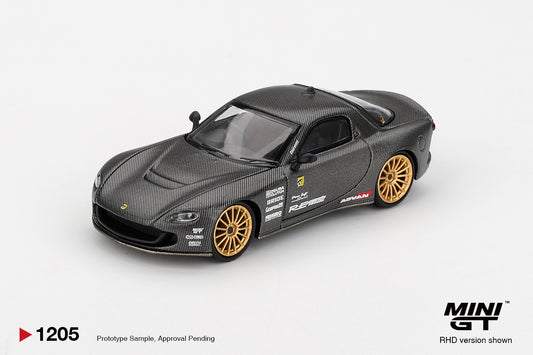 MiniGT Mazda RX-7 Re-Amemiya Matsukiyo Koku 3 Rotor NA-7 TAS 2 1:64 Car 1205-R