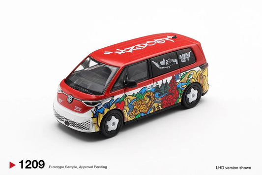 MiniGT Volkswagen ID.Buzz Mizu Design (RHD) 1:64 Diecast Car 1209-R