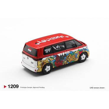 MiniGT Volkswagen ID.Buzz Mizu Design (RHD) 1:64 Diecast Car 1209-R