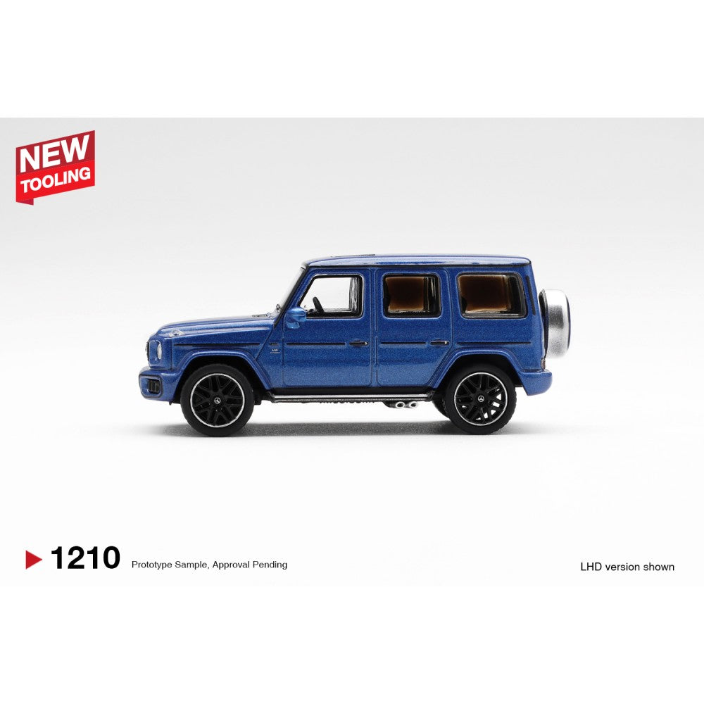MiniGT Mercedes-AMG G 63 Dark Blue Metallic (RHD) 1:64 Diecast Car 1210-R