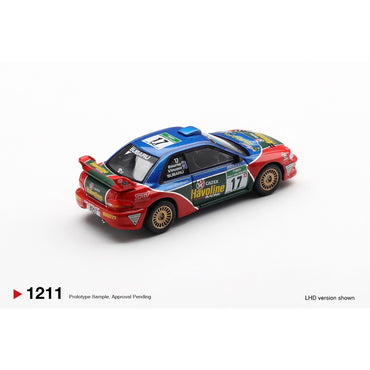 MiniGT Subaru Impreza WRC98 No.17 2000 Rally New Zealand (LHD) 1:64 Car 1211-L
