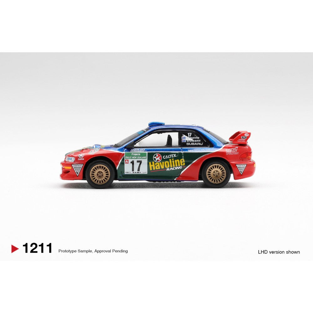 MiniGT Subaru Impreza WRC98 No.17 2000 Rally New Zealand (LHD) 1:64 Car 1211-L