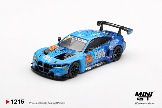 MiniGT BMW M4 GT3 Evo No.90 Fist Team AAI 2025 China GT (LHD) 1:64 Car 1215-CH
