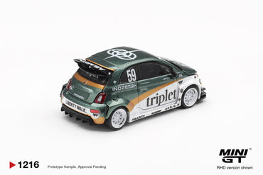 MiniGT Abarth 595 LB-Works TY Edition (RHD) 1:64 Diecast Car 1216-R