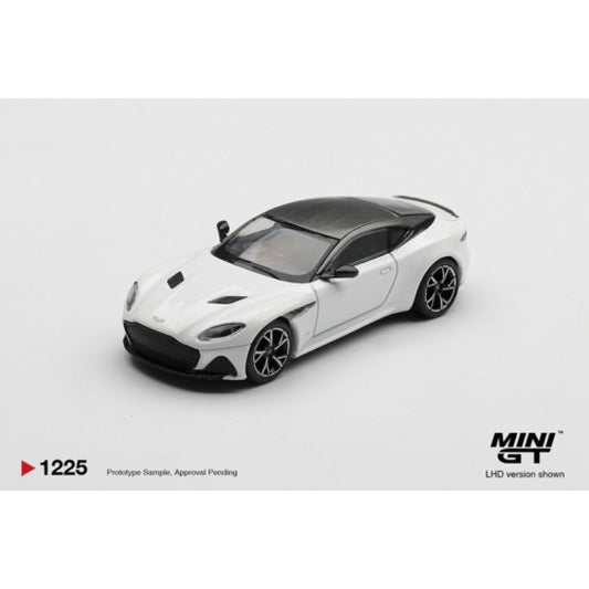MiniGT Aston Martin DBS Stratus White RHD 1:64 Diecast Car 1225