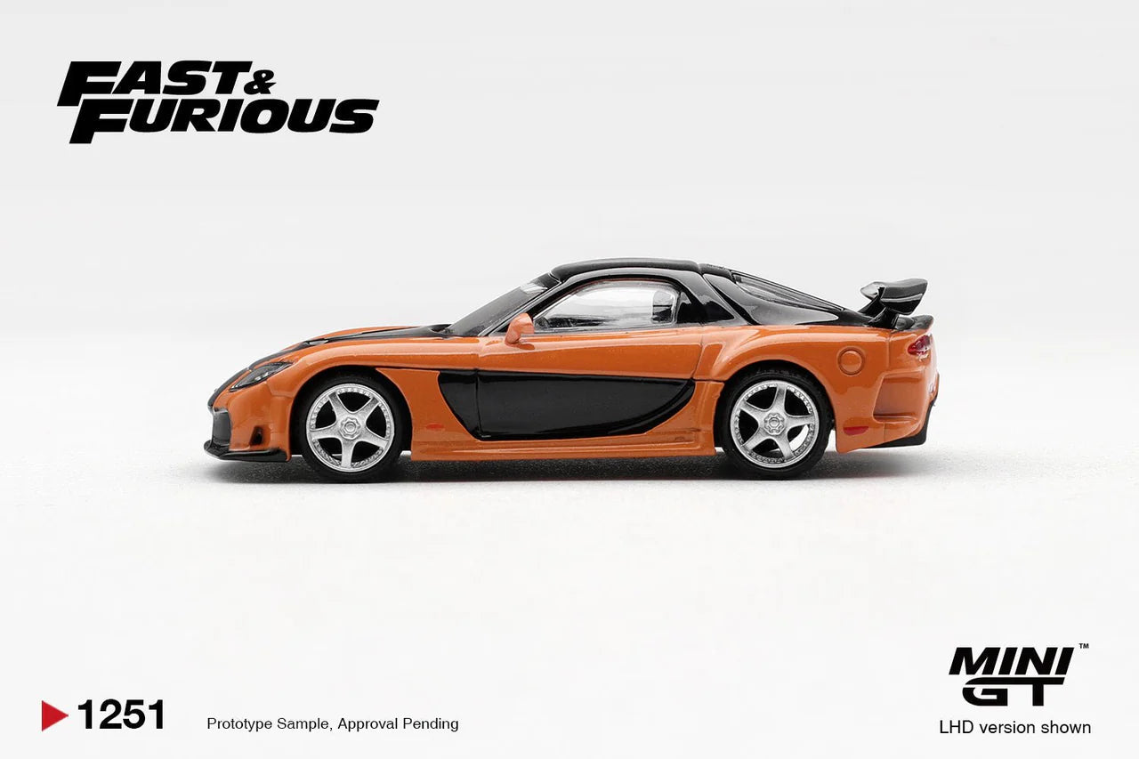 MiniGT Mazda RX-7 LB-SUPER Silhouette Police 1:64 Diecast Car 1231-R
