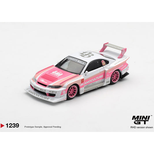 MiniGT Nissan Silvia S15 LB-SUPER Silhouette 1:64 Diecast Car 1239-R