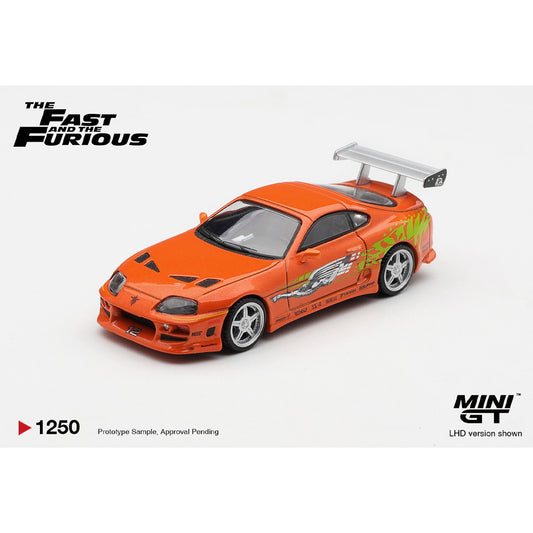 MiniGT x Fast & Furious: Brian's Toyota Supra Bomex 1:64 Diecast Car