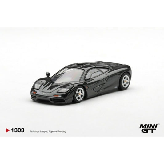 MiniGT Mclaren F1 Blue Black Metallic 1:64 Diecast Car 1303-L