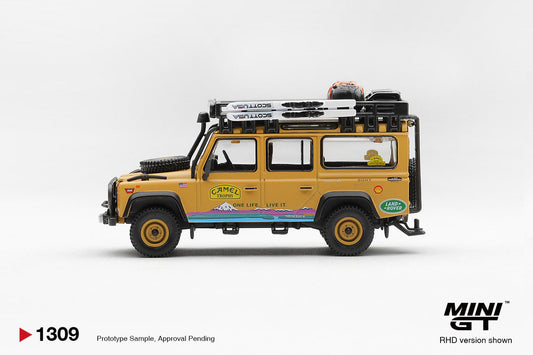MiniGT Land Rover Defender 110 1998 Camel Tierra Blister 1:64 Car 1309-BL