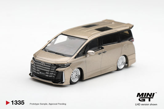 MiniGT Toyota Vellfire 40 Kuhl Gold Metallic RHD 1:64 Diecast 1335-R