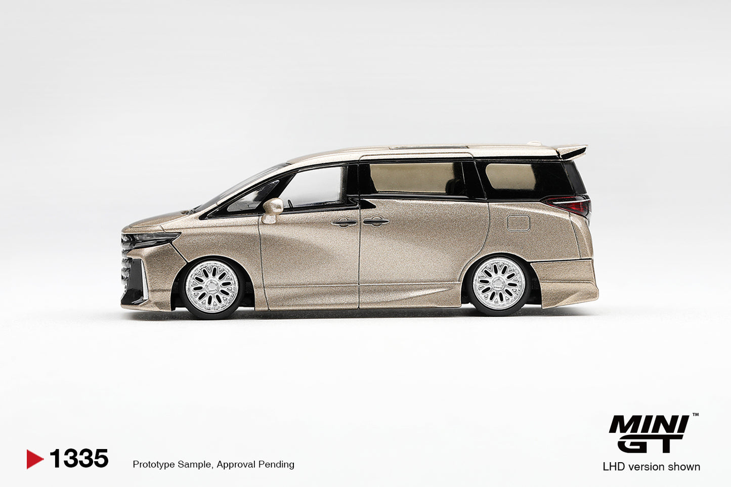 MiniGT Toyota Vellfire 40 Kuhl Gold Metallic RHD 1:64 Diecast 1335-R