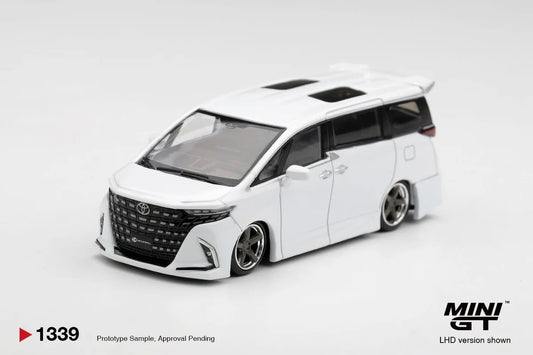 MiniGT Toyota Alphard 40 Kuhl White (RHD) 1:64 Diecast 1339-R