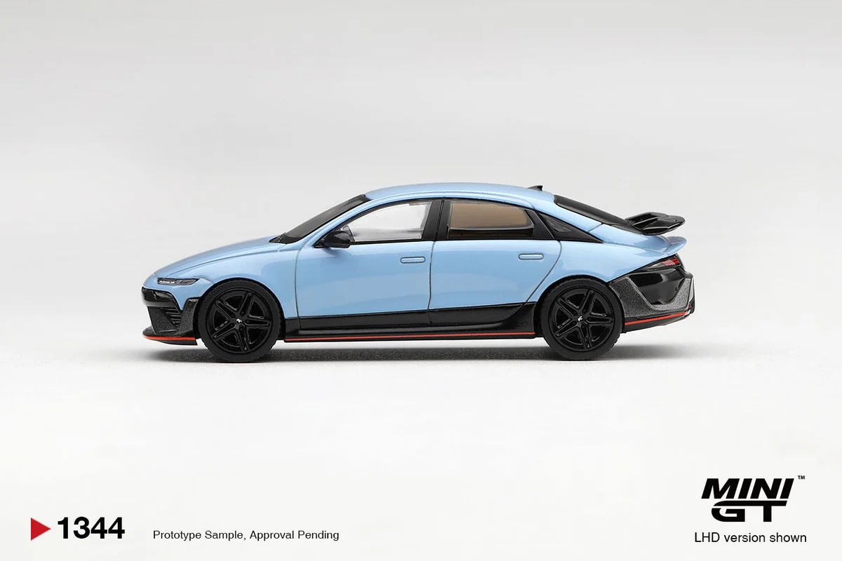 MiniGT Hyundai Ioniq 6 N Performance Blue Pearl LHD Korean Exclusive 1:64 1344-L