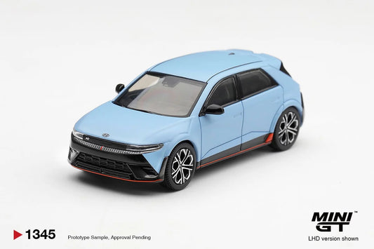 MiniGT Hyundai Ioniq 5 N Performance Blue Matt LHD Korean Exclusive 1:64 1345-L