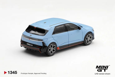 MiniGT Hyundai Ioniq 5 N Performance Blue Matt LHD Korean Exclusive 1:64 1345-L